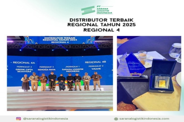 Distributor Terbaik Regional Tahun 2025 - Regional 4