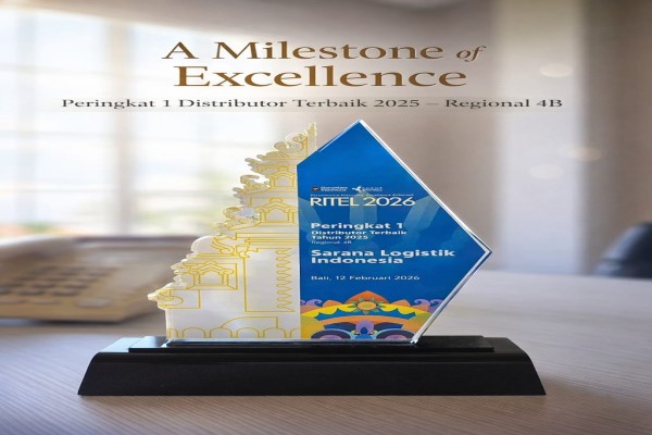 Penghargaan Peringkat 1 Distributor Terbaik 2025 – Regional 4B